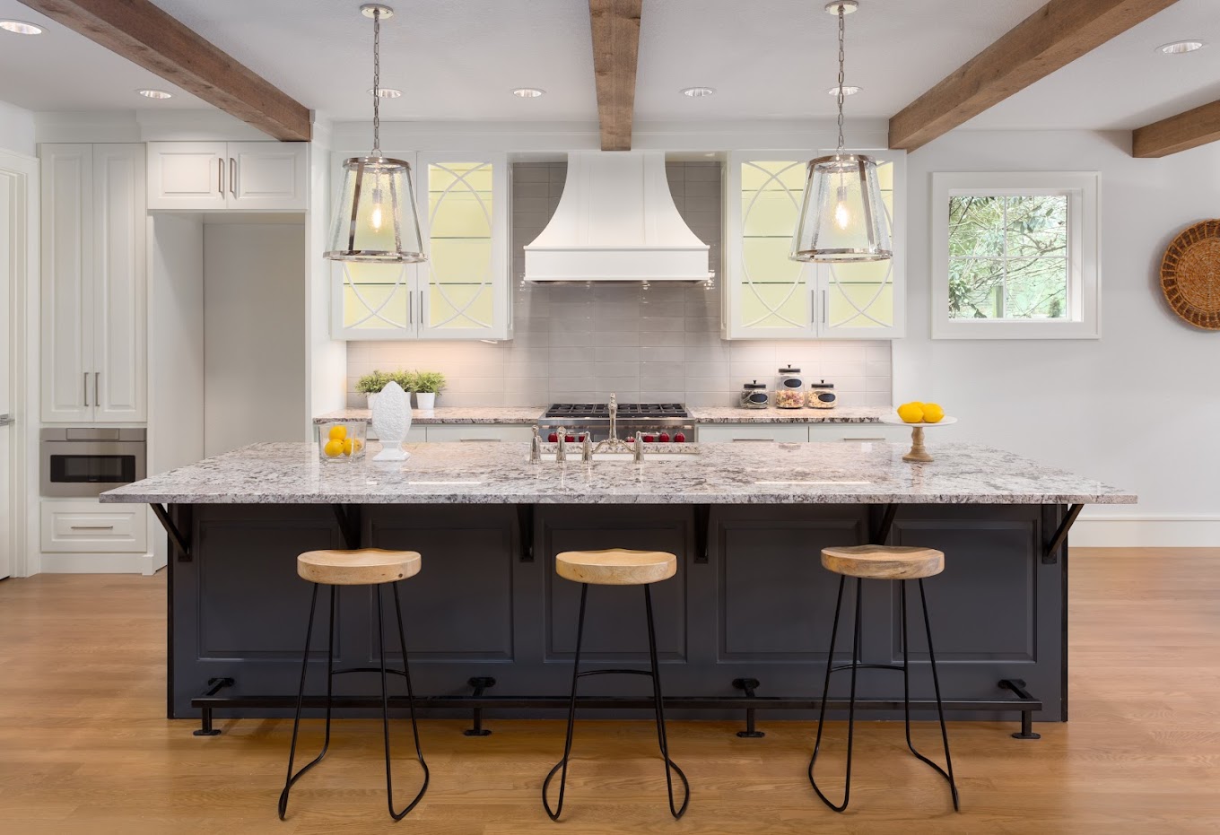 kitchen in luxury home