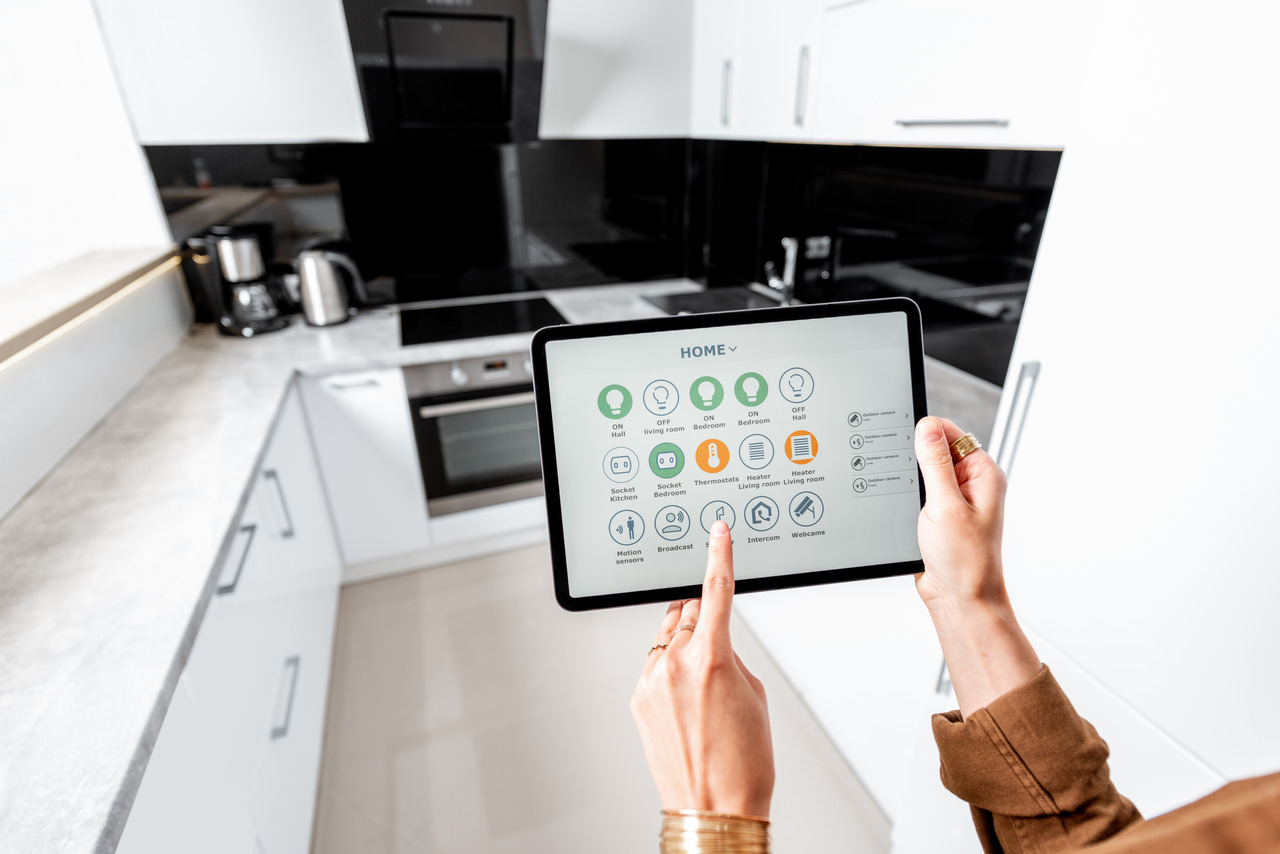 controlling kitchen appliances with a digital tabl