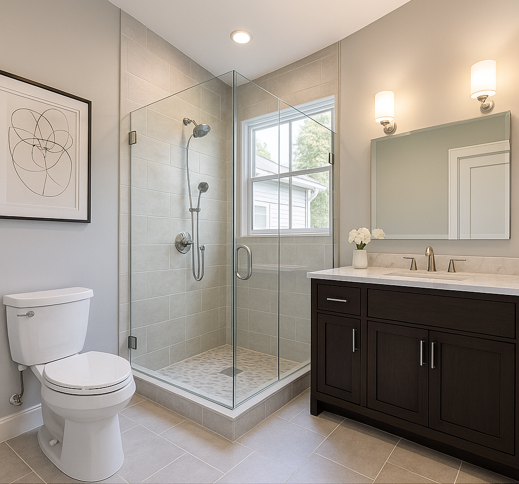 Bathroom renovation in San Diego