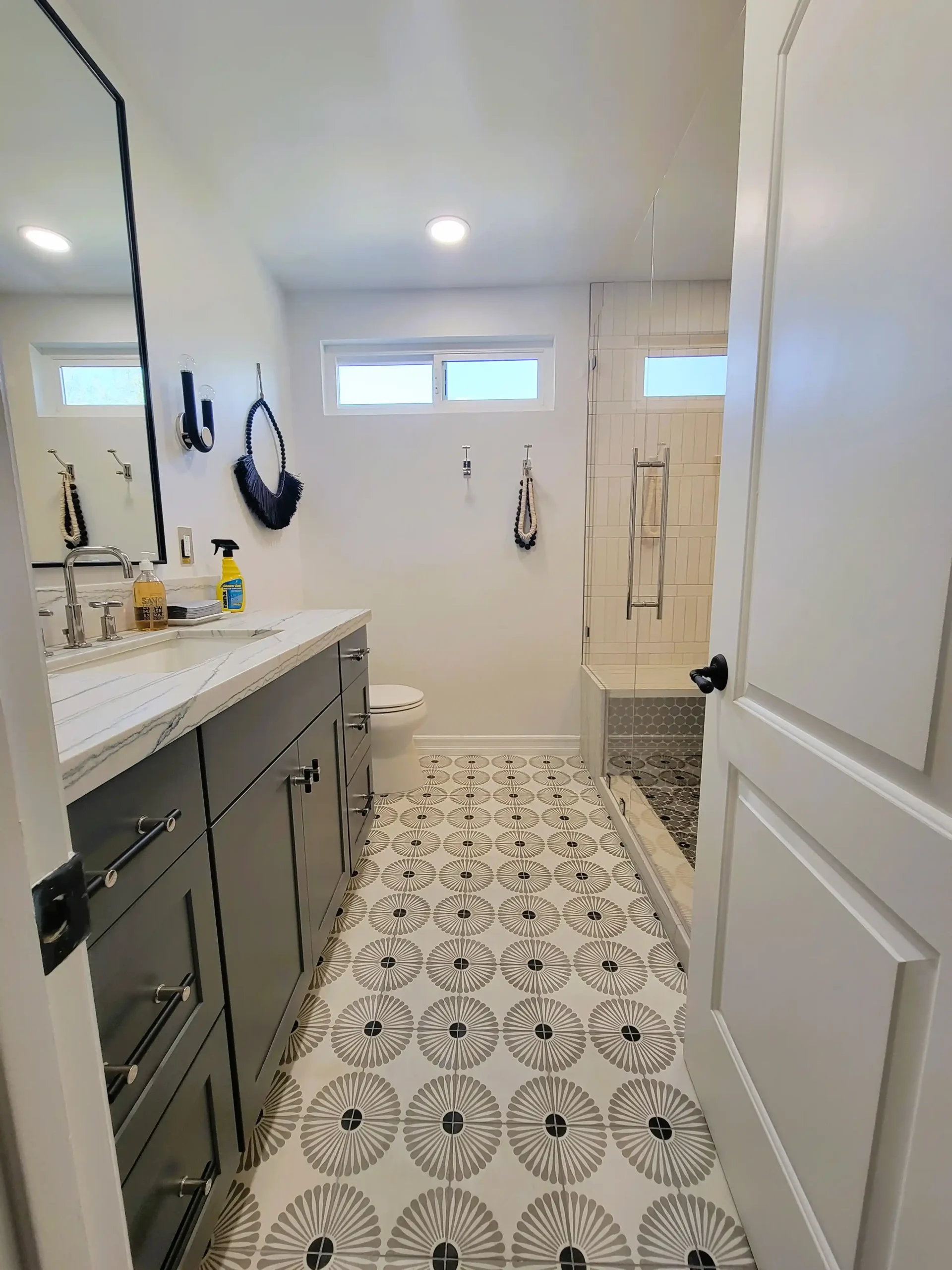 Bathroom Remodeling Solana Beach — Custom Tile & Vanity