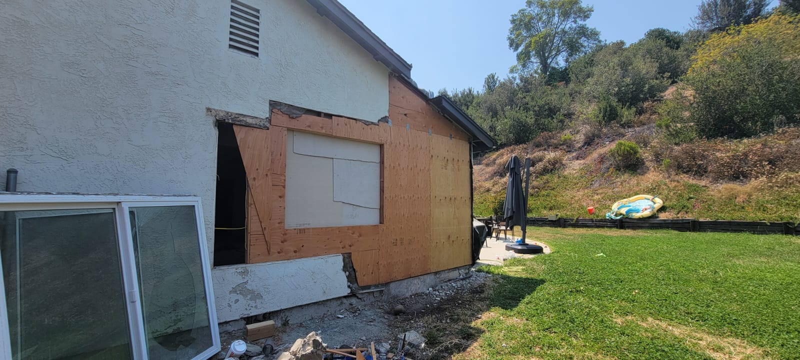 Window relocation during construction Del Cerro San Diego 92120