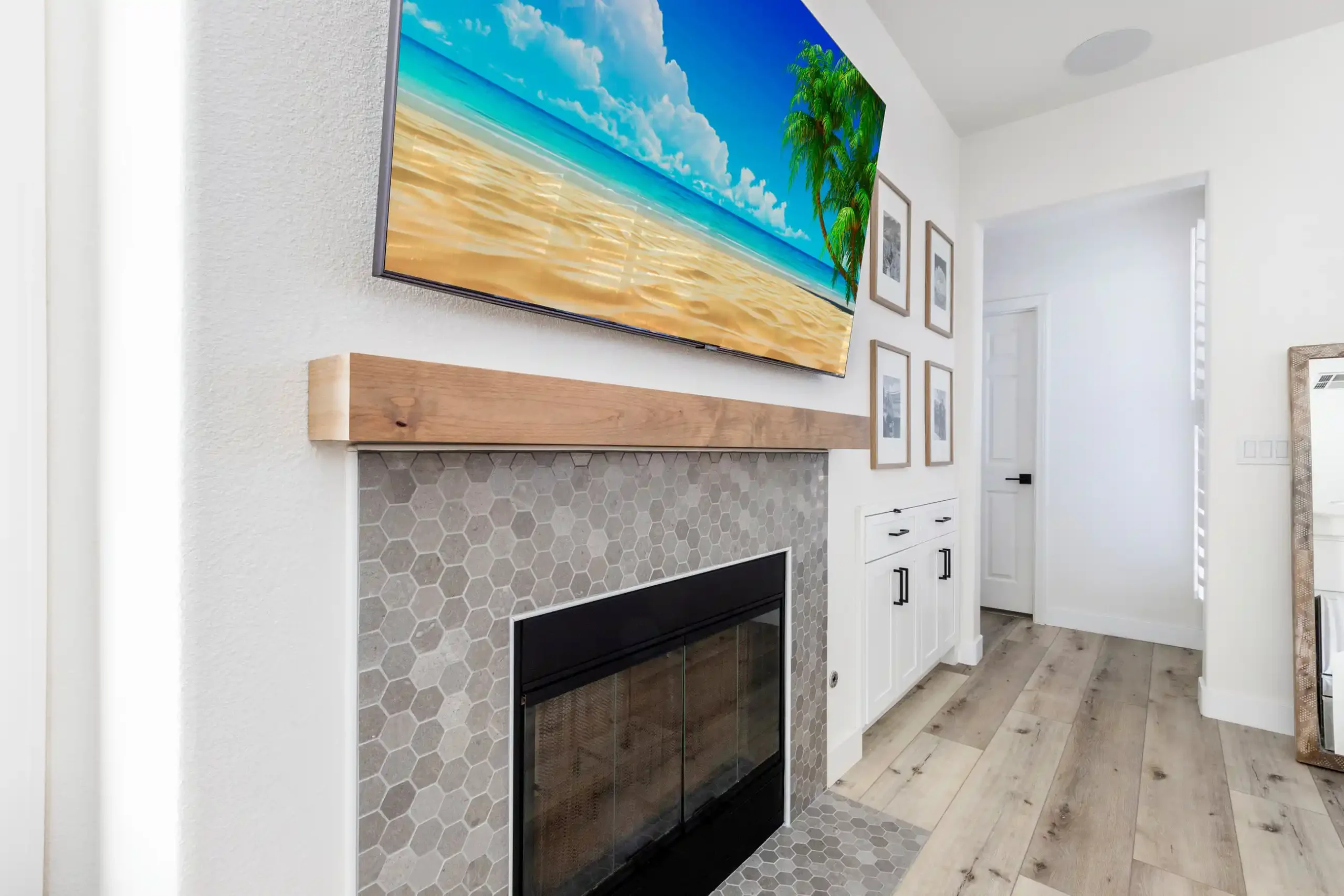 Home Remodeling Solana Beach — Fireplace Surround & Living Room Renovation