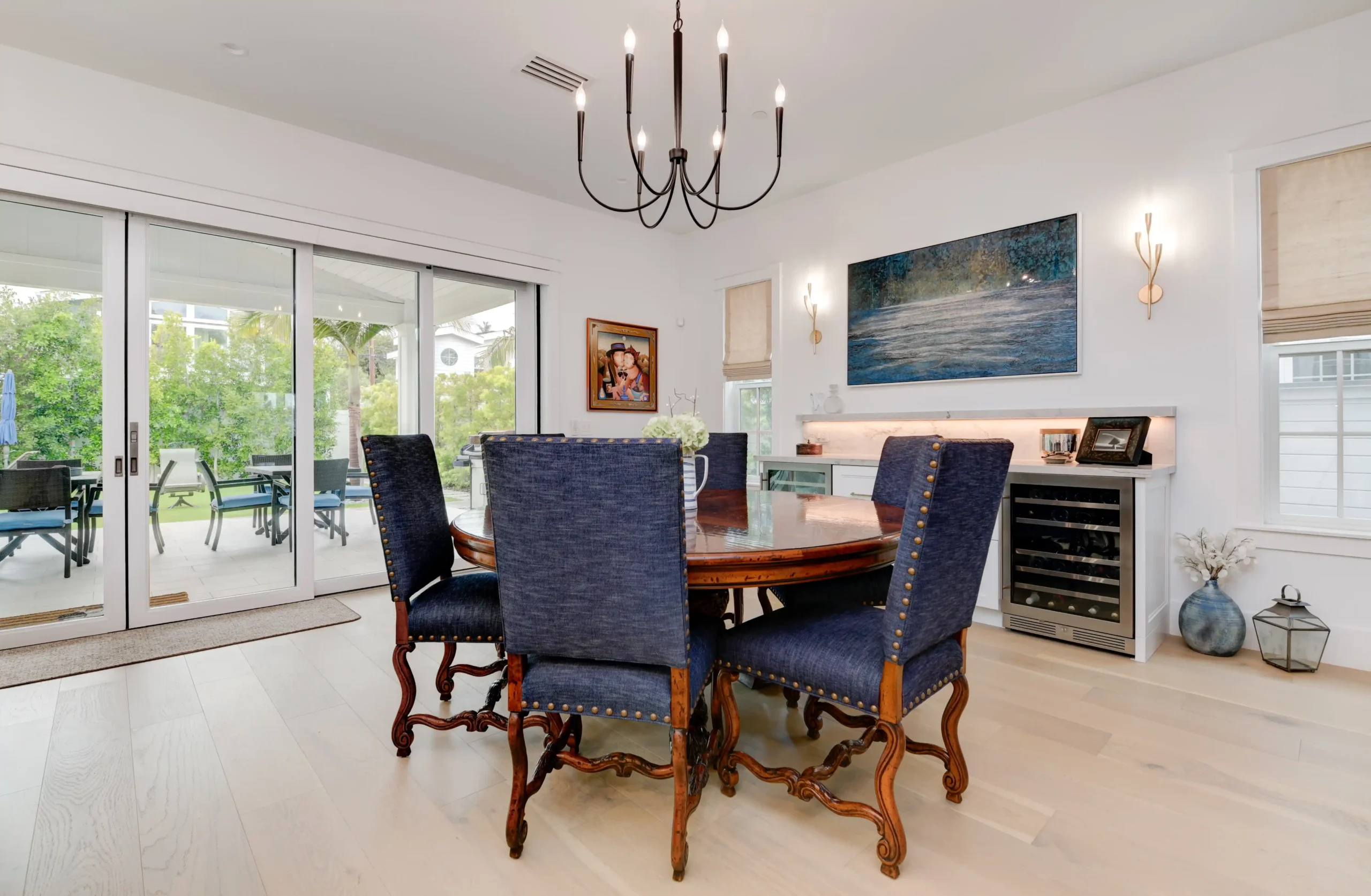 Whole Home Remodel Solana Beach — Luxury Dining & Indoor-Outdoor Living